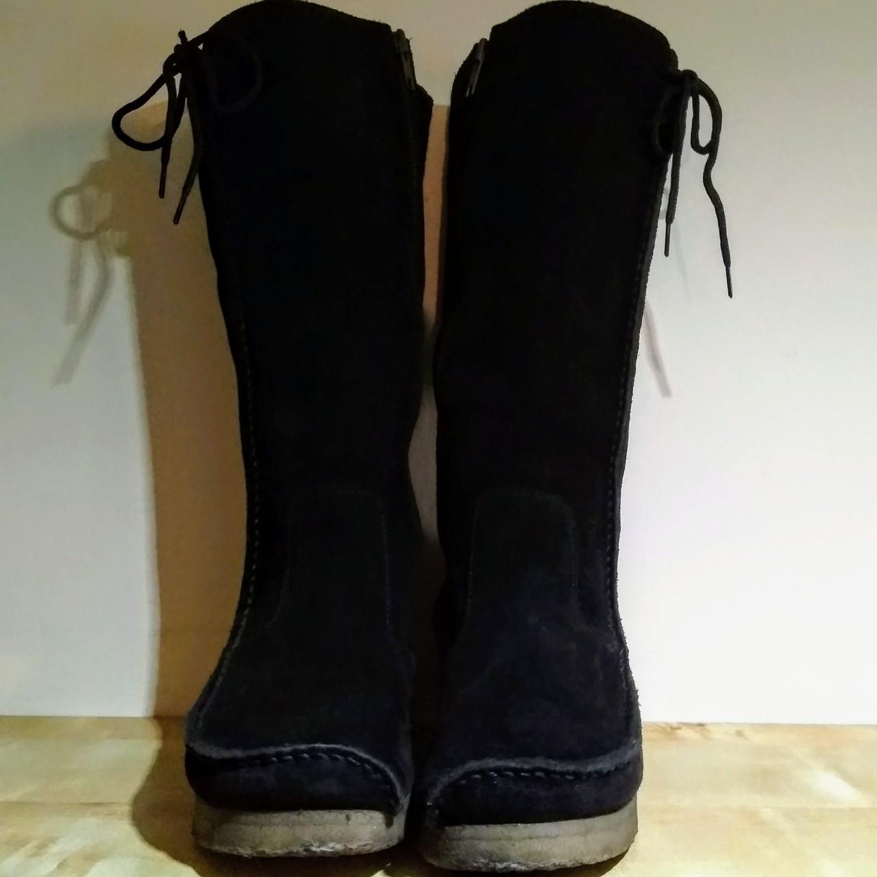 Clarks Wallabees Lugger Knee High Boots The Depop