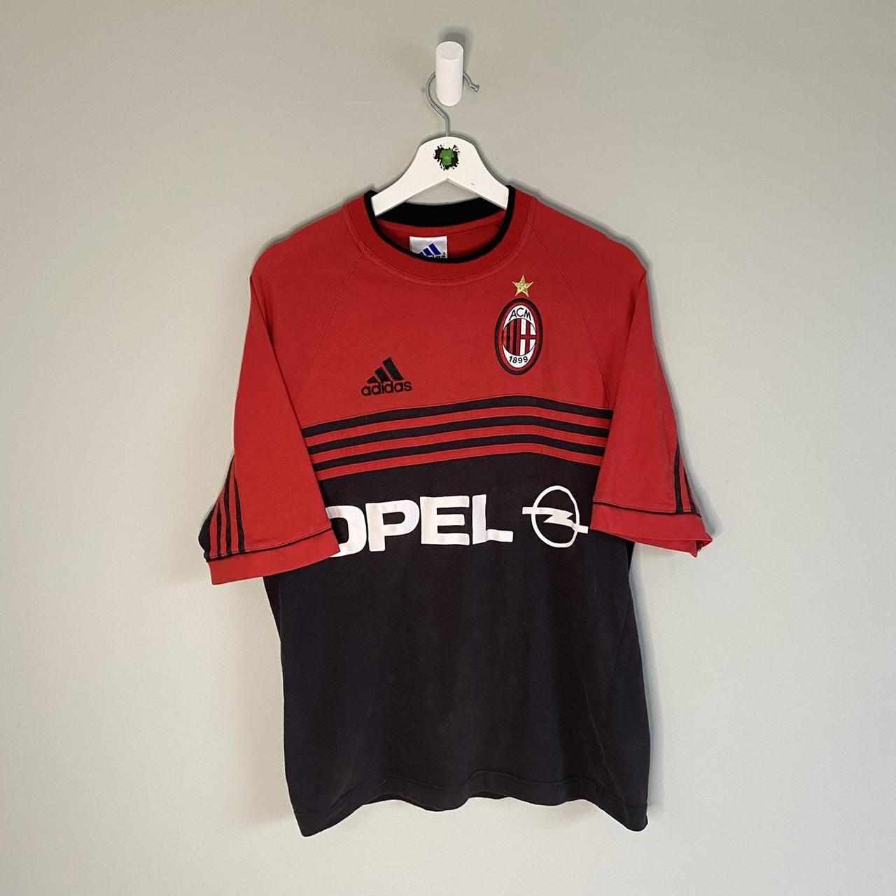 Rare Vintage Ac Milan Adidas Original Depop