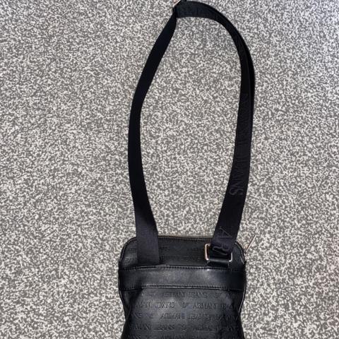 Armani jeans pouch In good condition with wear and Depop