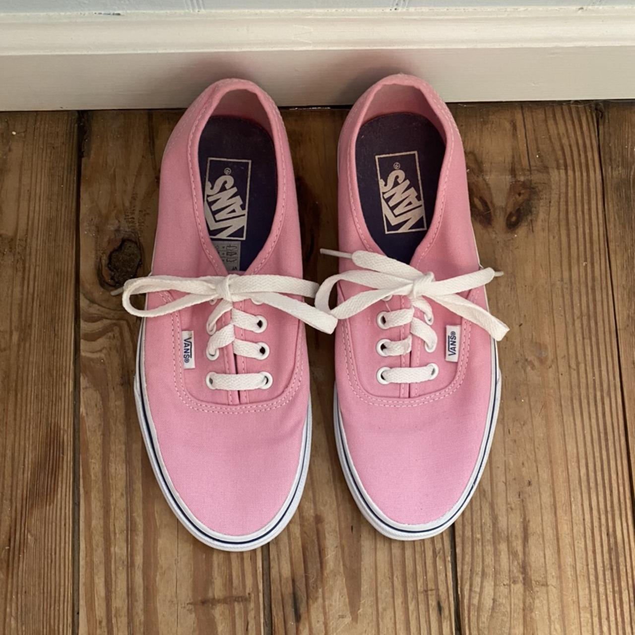 Pink Authentic Vans Excellent condition lightly