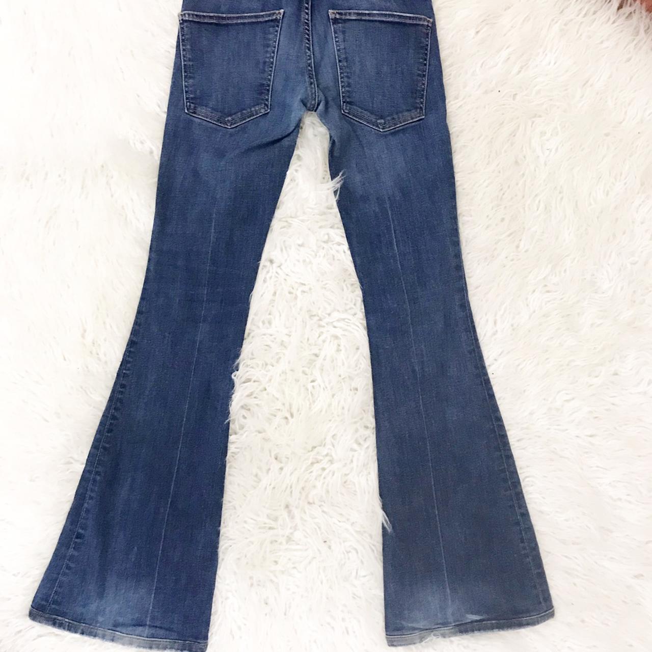 Current Elliot flare bell bottom jeans size... - Depop