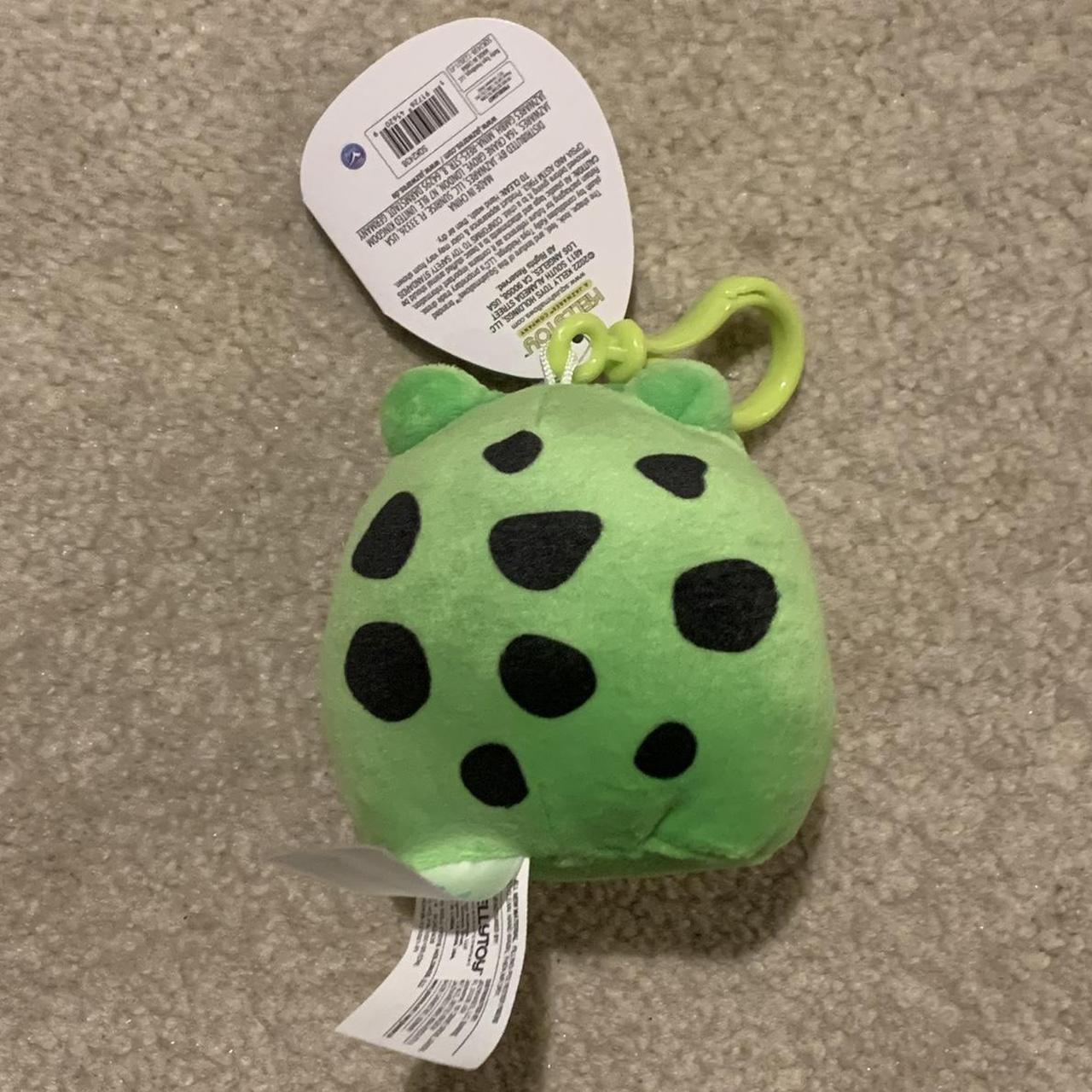 Wendy the frog Squishmallow clip with red eyes - Depop