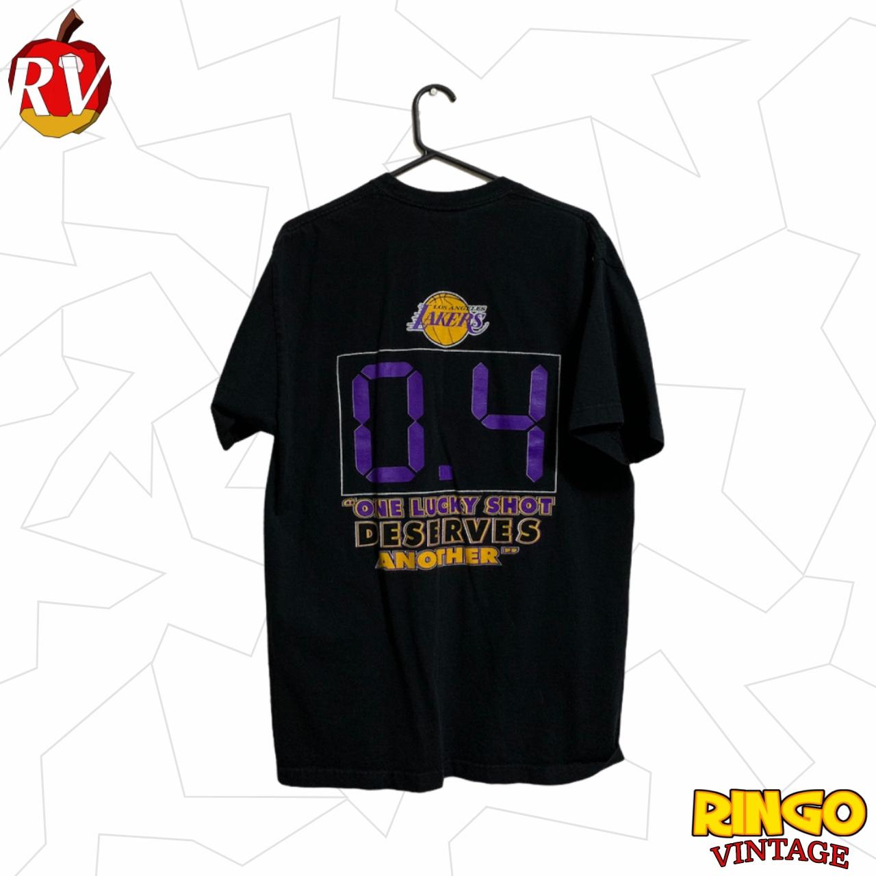 kids Lebron James Lakers t-shirt worn once size - Depop