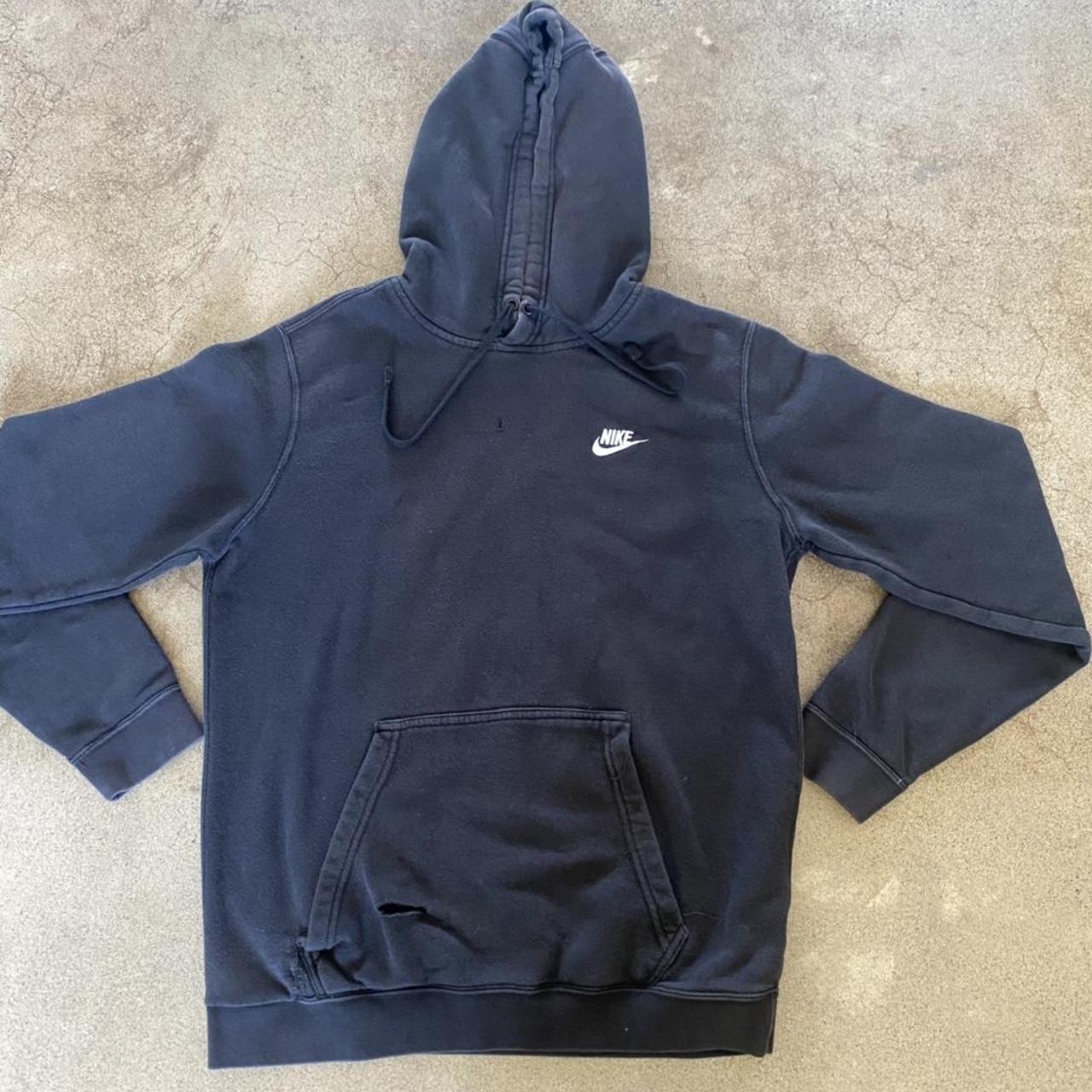 Black Nike hoodie! Size medium ... - Depop