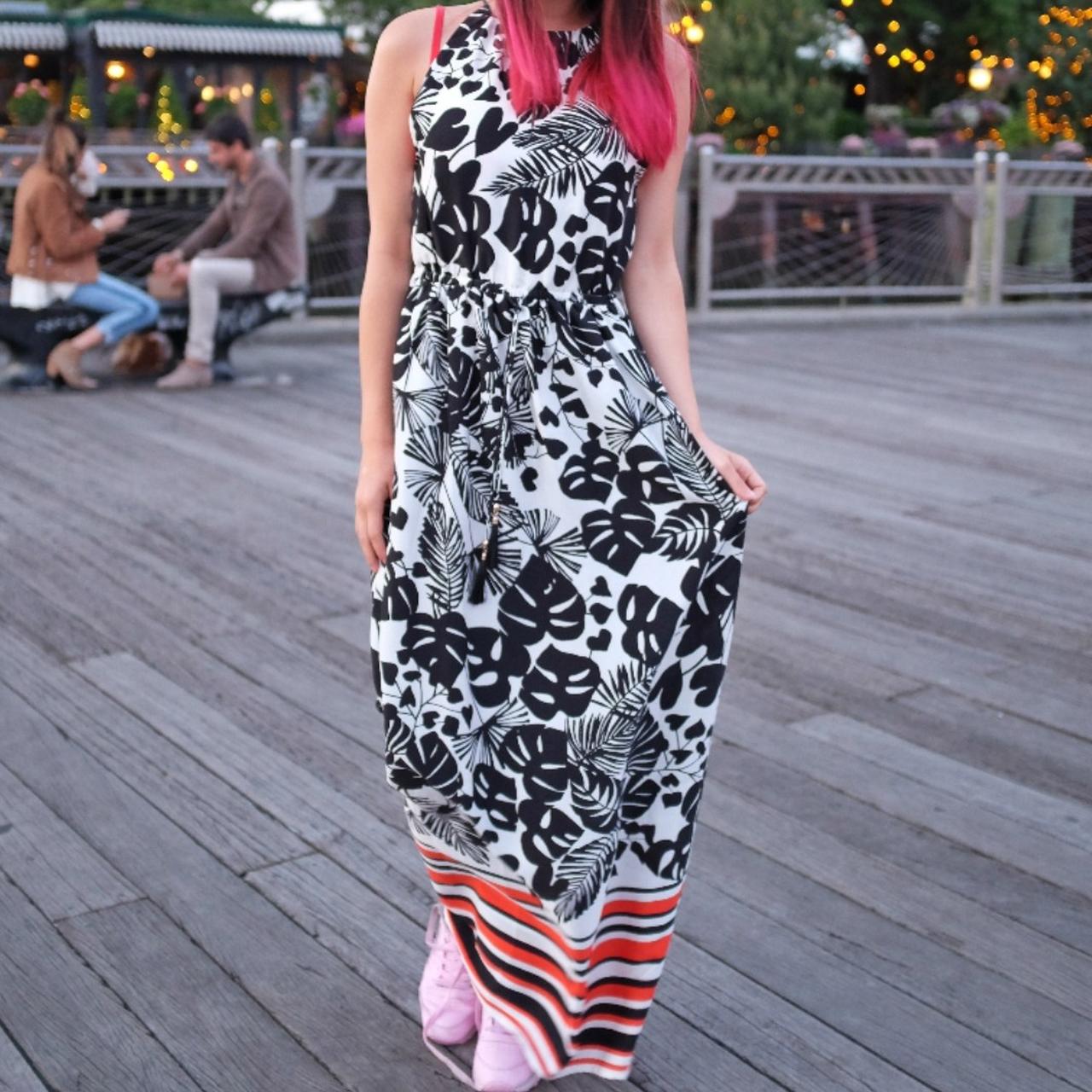 Maxi Jurk Jurkje Hm H&m Print Maxi Dress H&M Printed Maxi