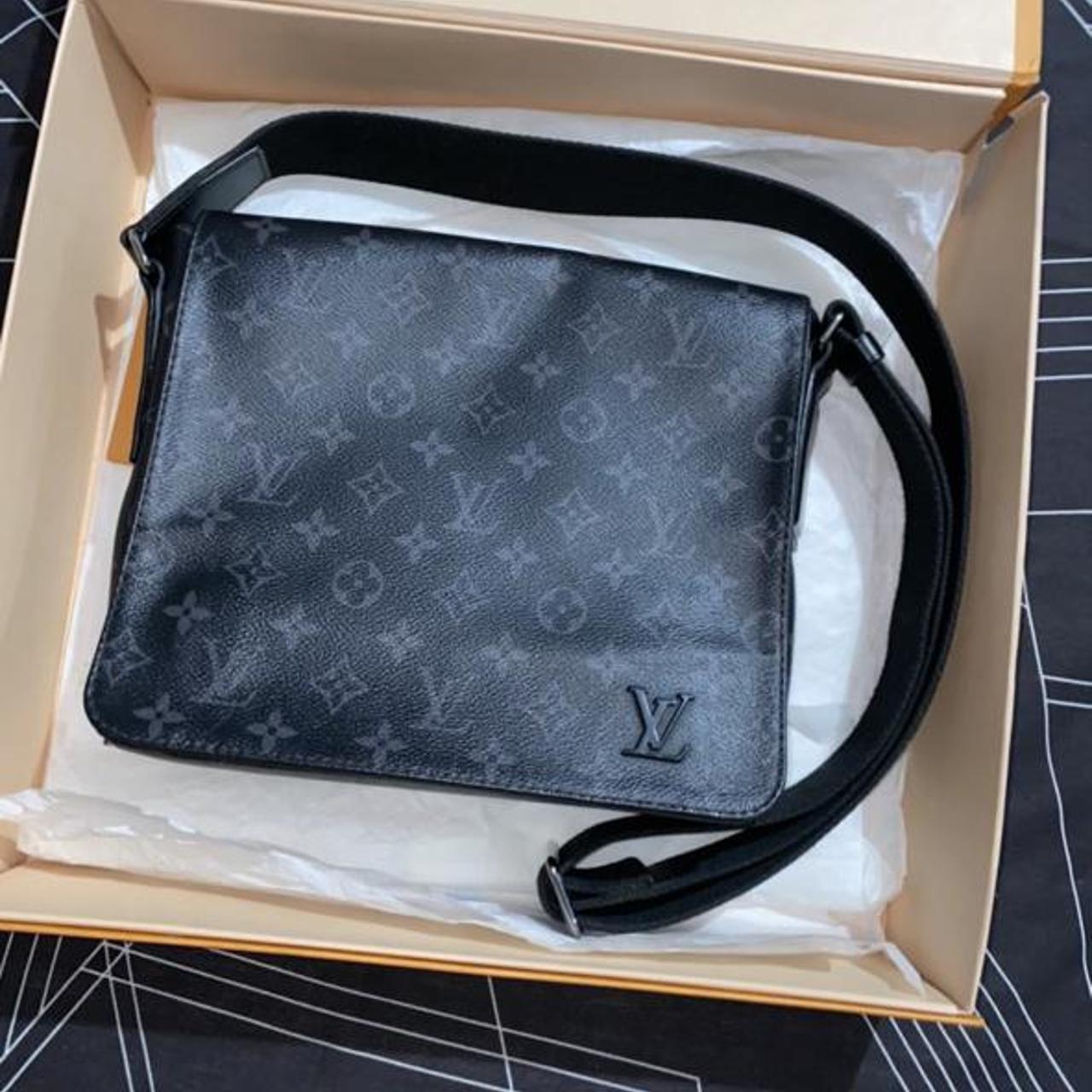 Louis Vuitton district monogram messenger bag 100%... - Depop