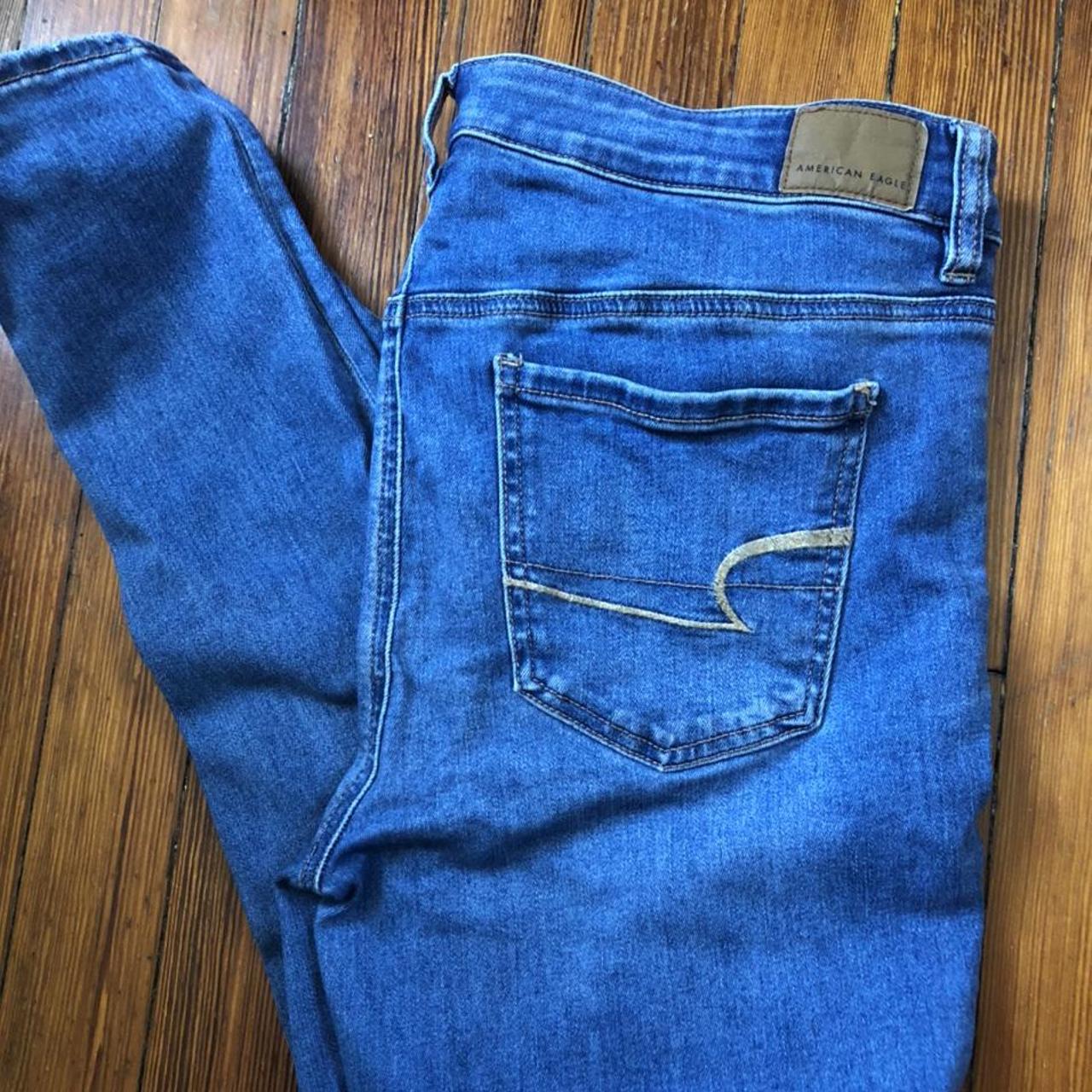 American Eagle Outfitters Womens Blue Jeans Depop