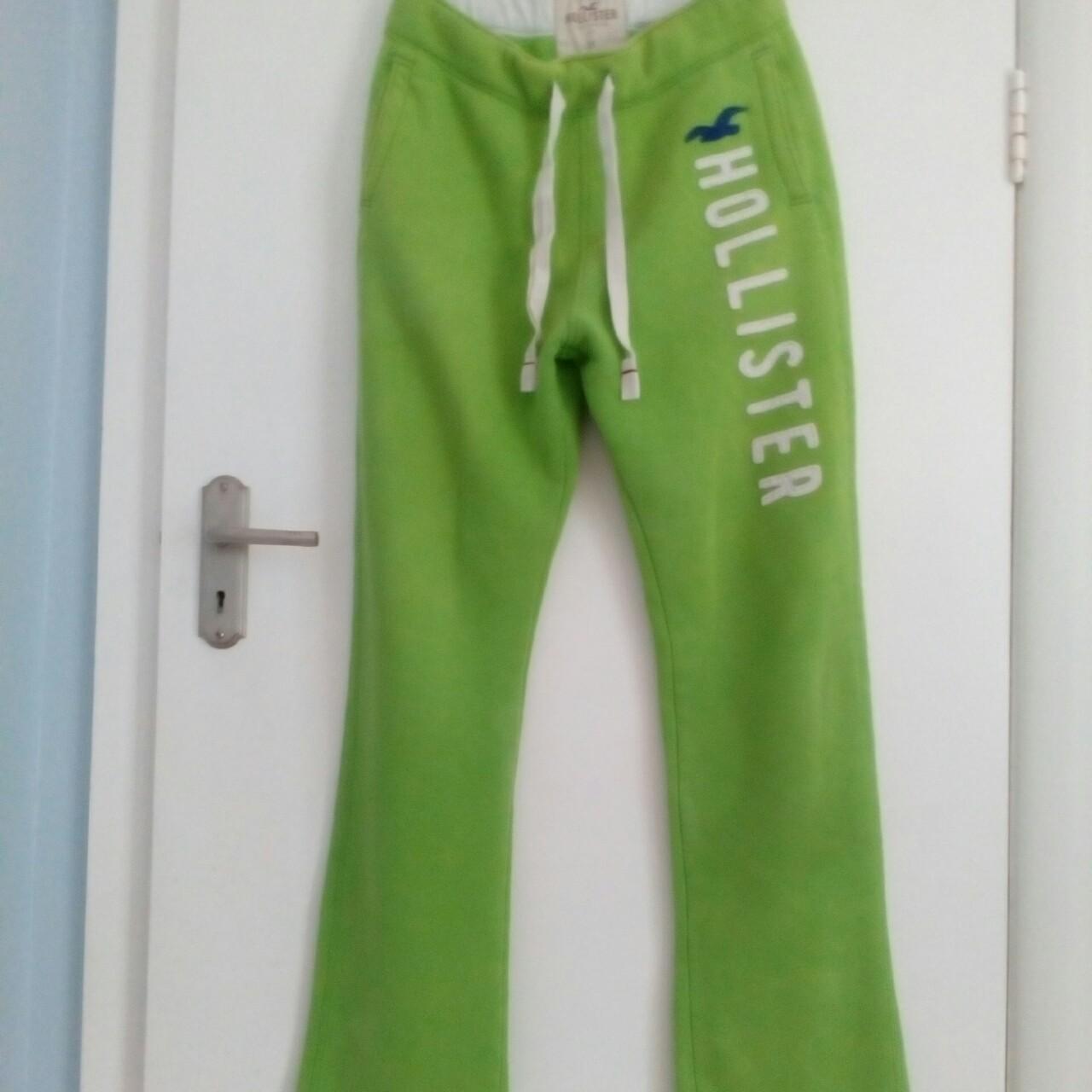 Green Hollister joggers. Thick and comfortable. From - Depop
