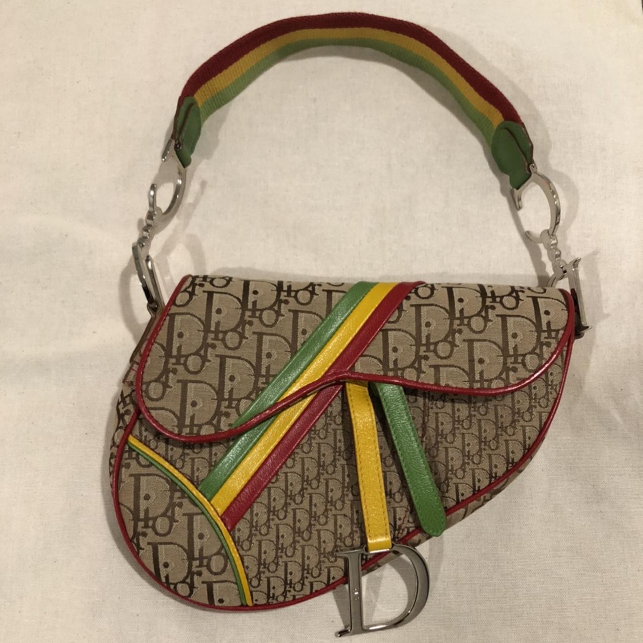 dior saddle rasta