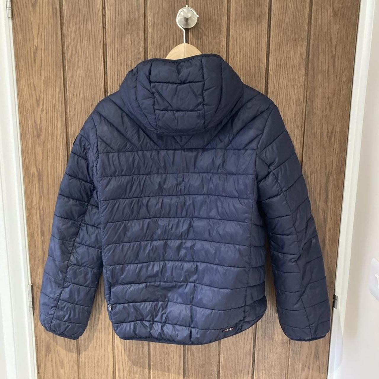 Navy Blue Boys Napapijri Puffer Jacket Condition:... - Depop