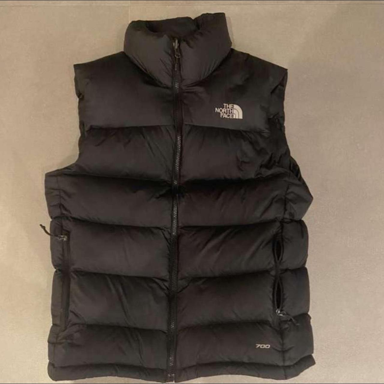 hooded north face puffer jacket