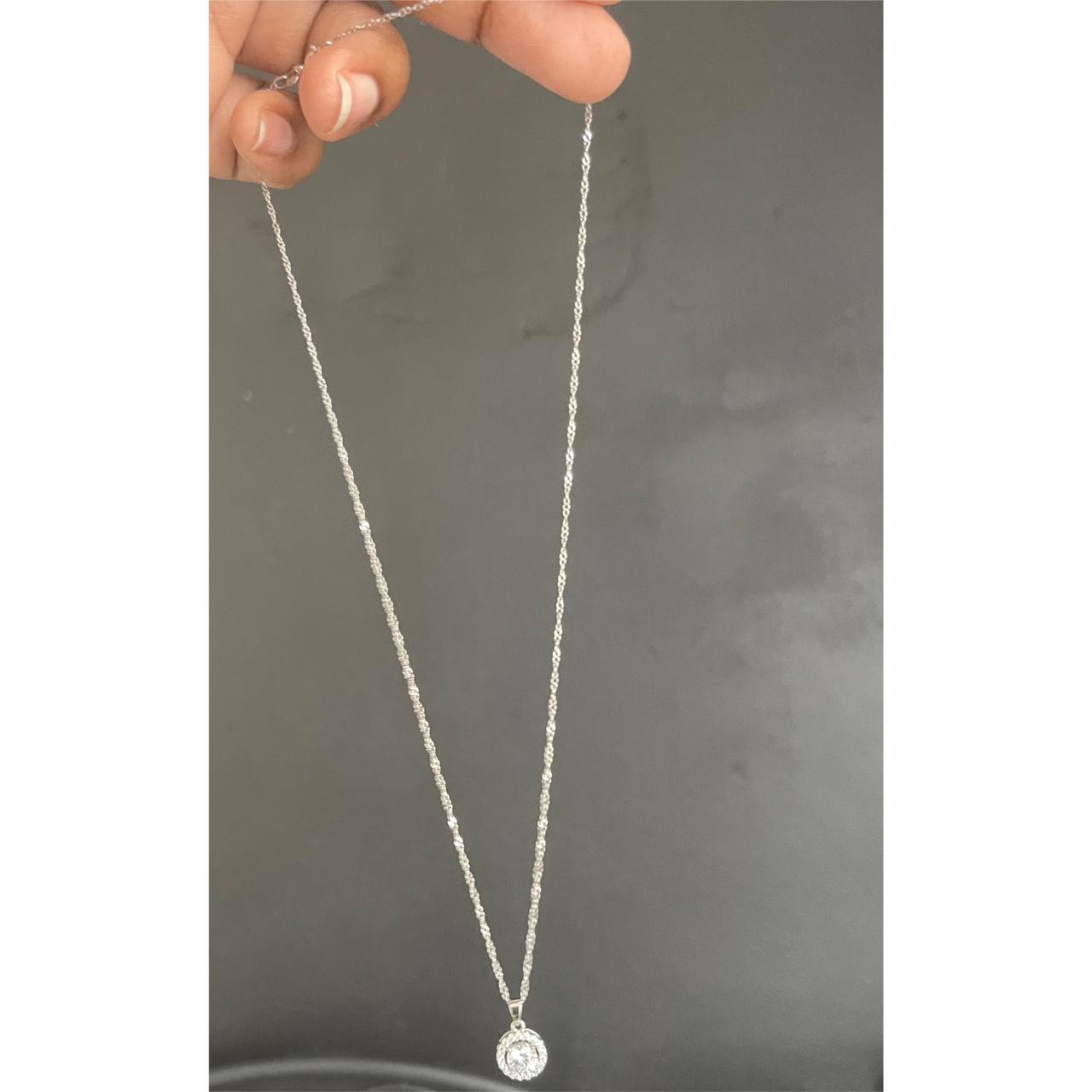 Womens Warren James Jewellers | Silver Real Diamond Lab Grown Cross Necklace  • Charyjewellery