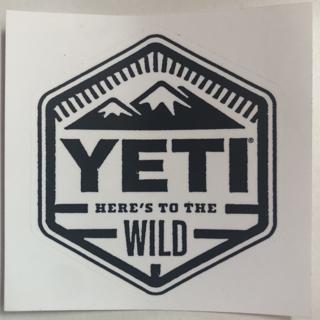 Yeti logo black insulated mug silver lining coffee - Depop