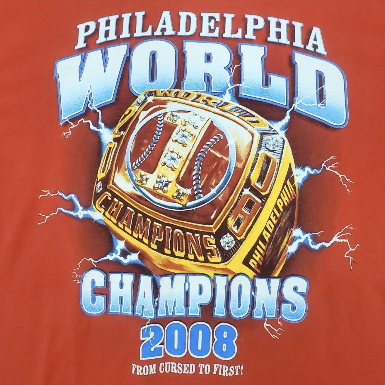 2008 Phillies World Series Roster Tee, Front