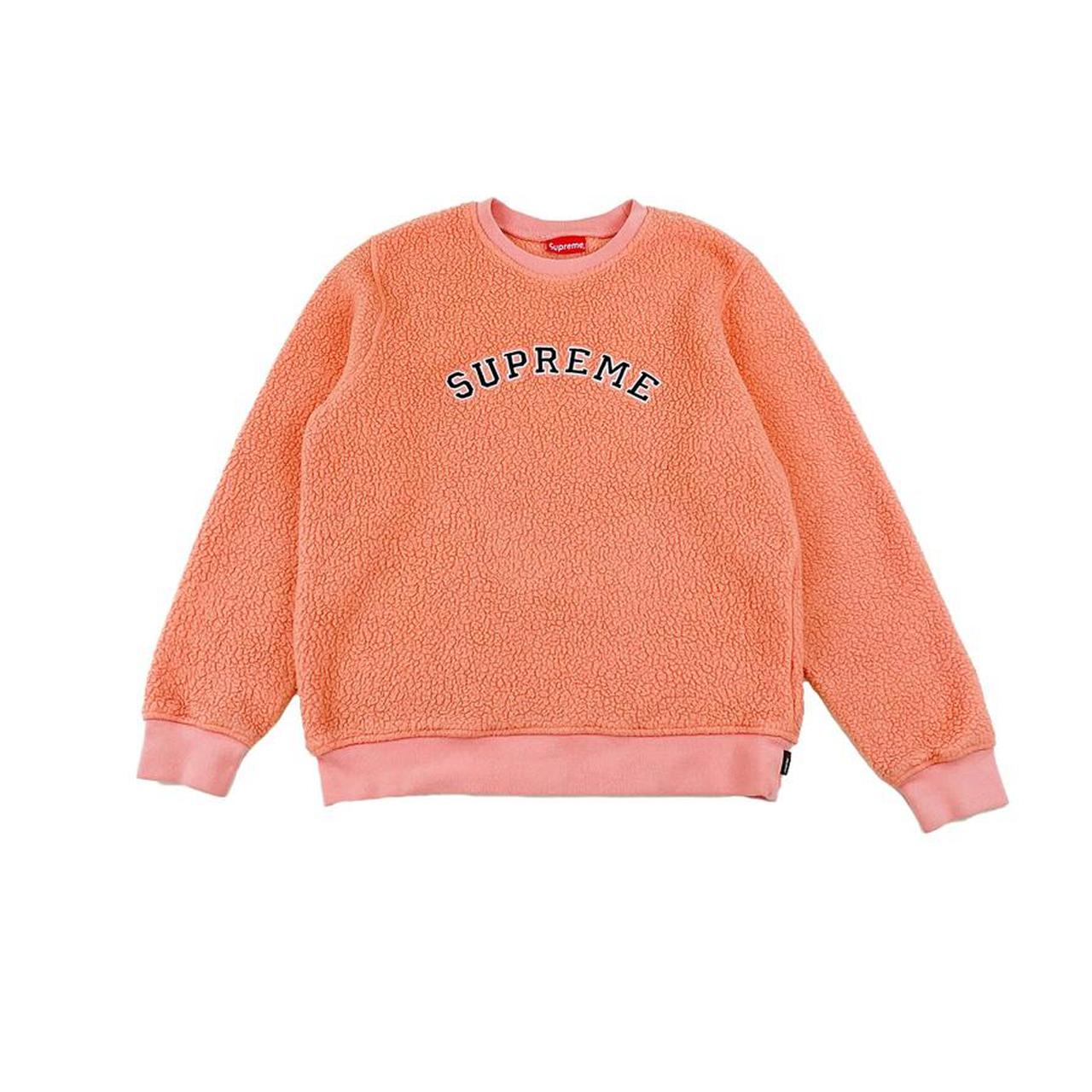 Supreme hotsell peach sweatshirt