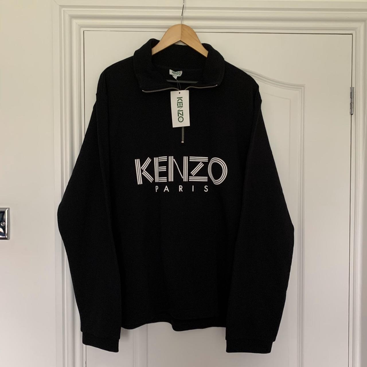 Kenzo half hot sale zip sweatshirt