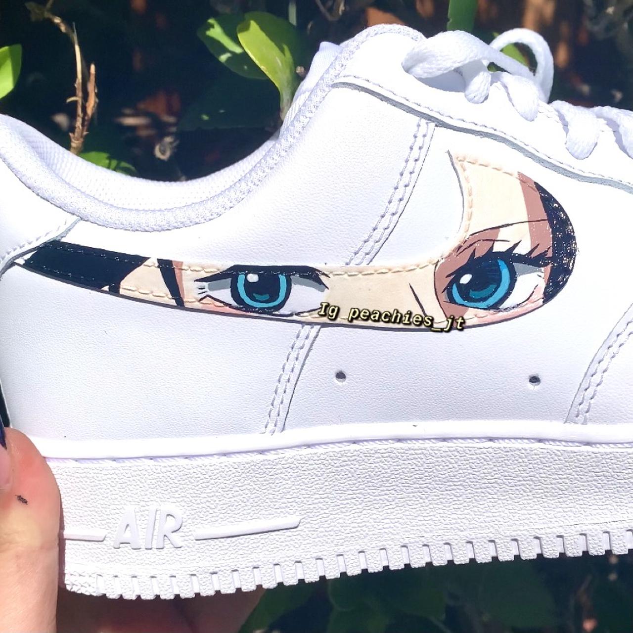 Sasuke sharingan Air Force ones (af1) Please do not | Depop