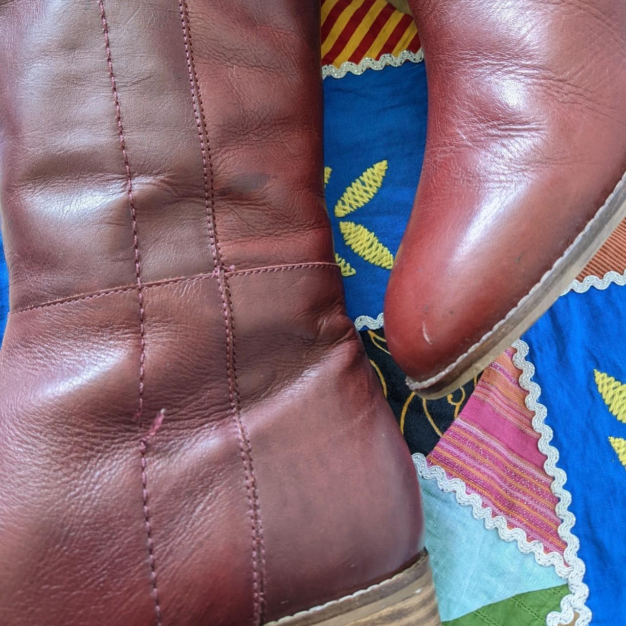 low boots bordeaux