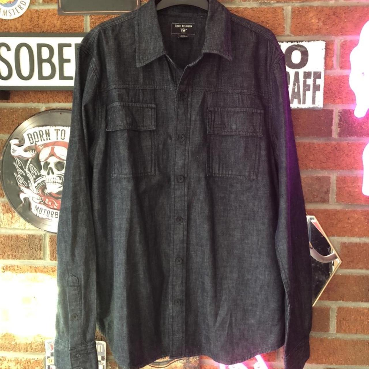 true religion denim shirt