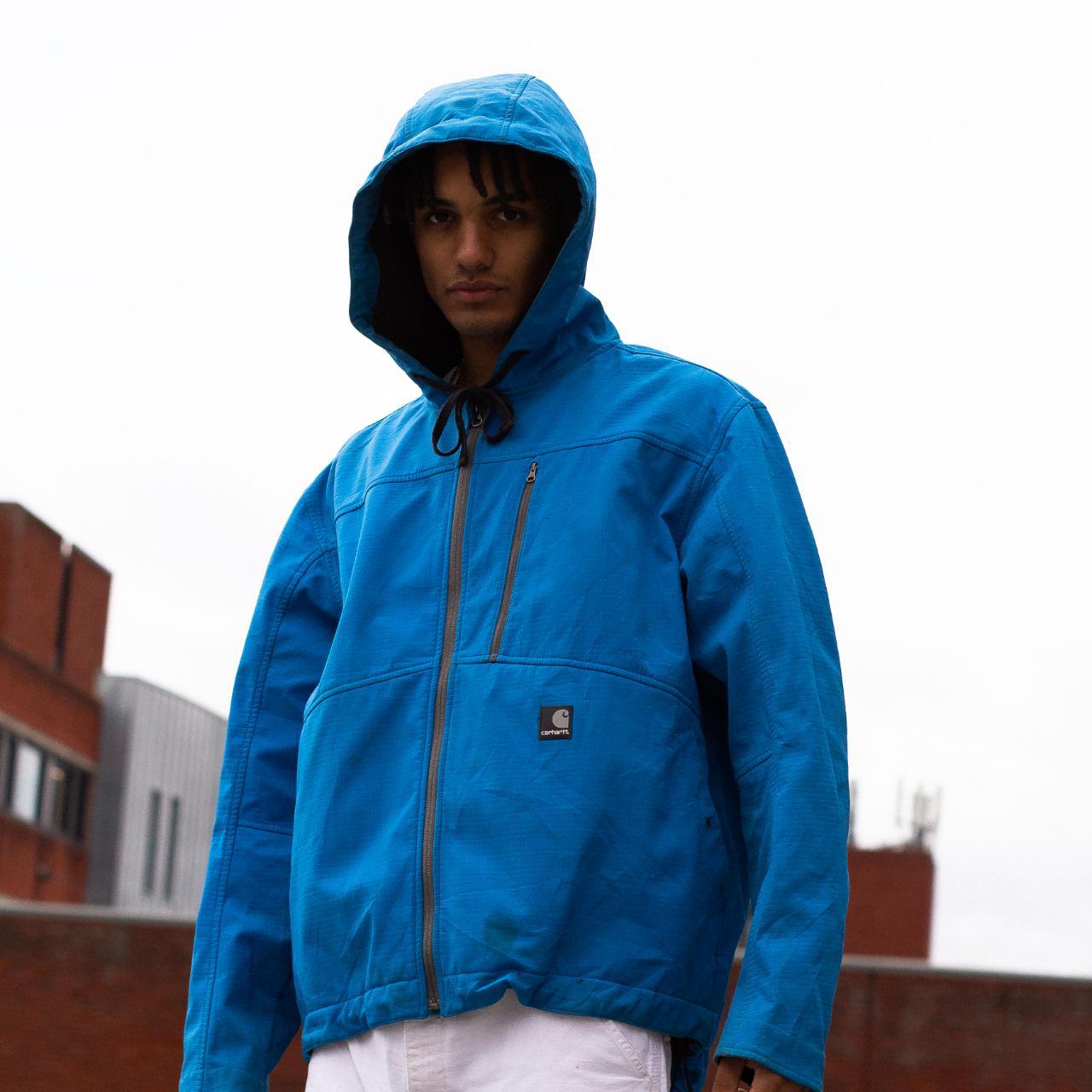 carhartt blue parka