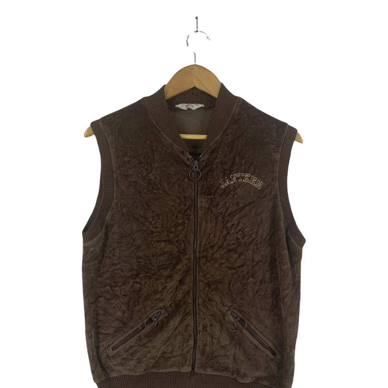 Express Men's Brown Gilet | Depop