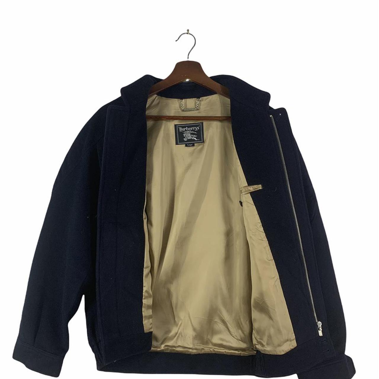  RARE VINTAGE BURBERRY WOOL JACKET ZIPPER HELLO Depop