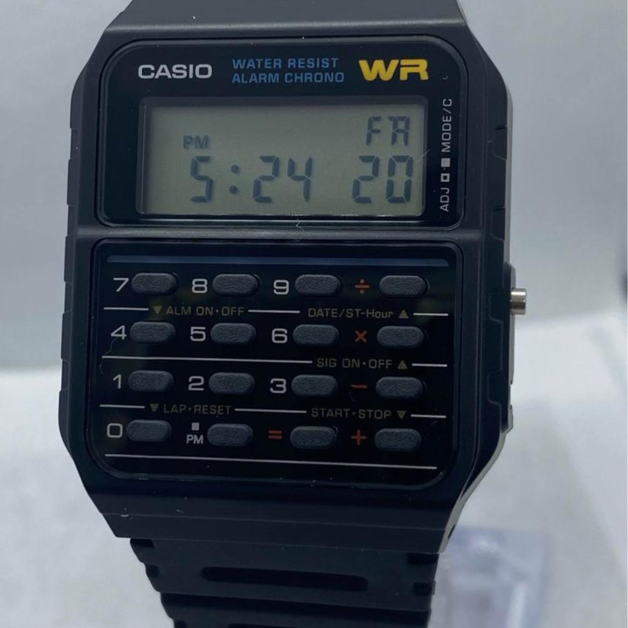 Casio Calculator Watch Lightweight . 35mm wide X... Depop