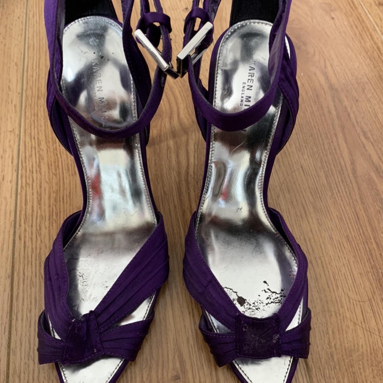 Karen millen 2025 purple shoes