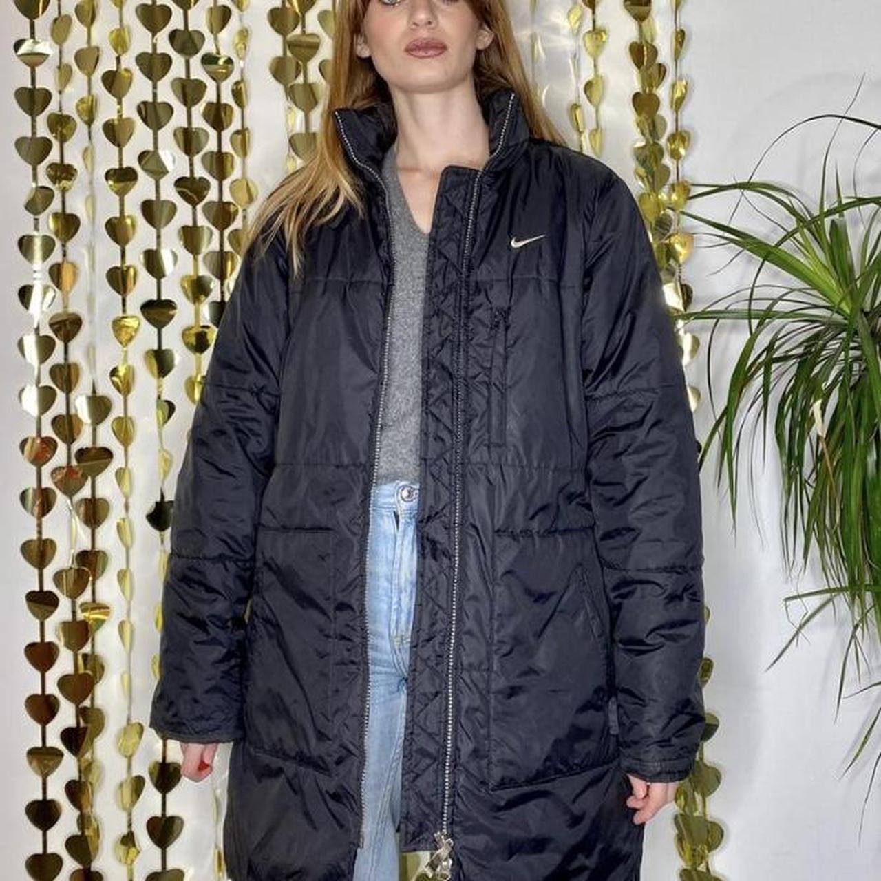 ladies black nike coat