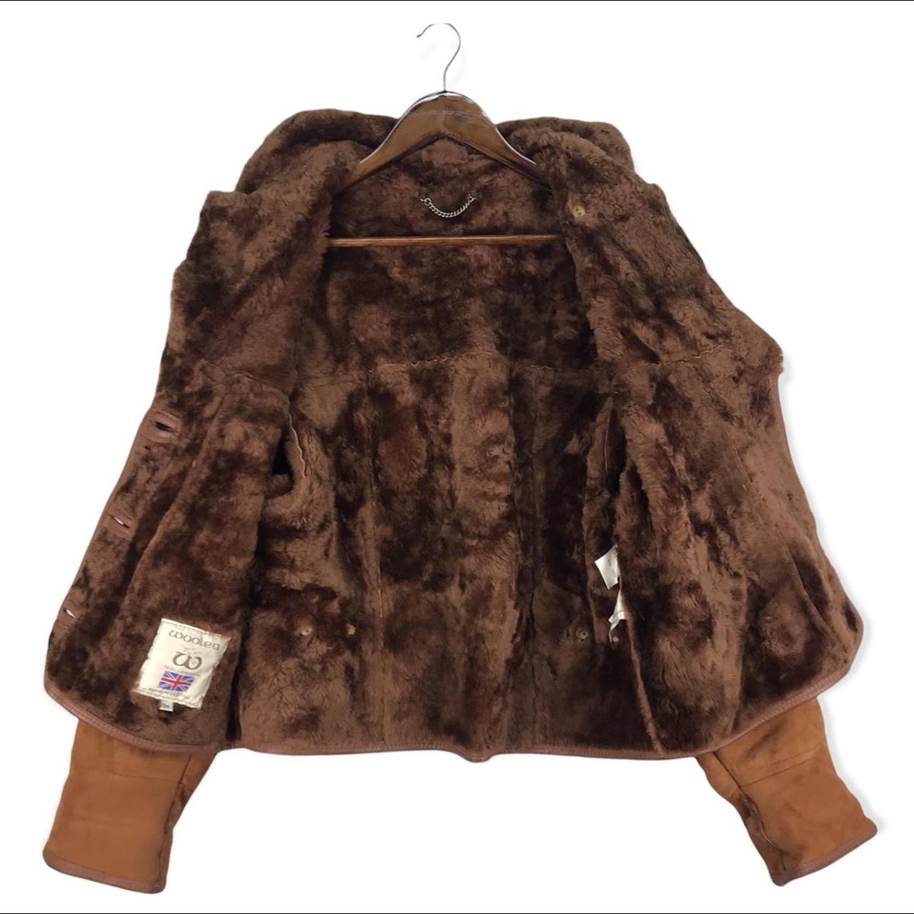 Vintage Woolea Sheepskin Leather Jacket #winter... - Depop