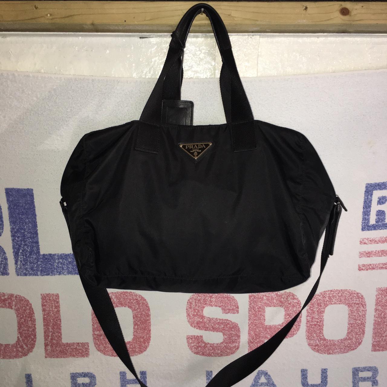 Stunning early 2000s Prada sport nylon duffel bag in - Depop