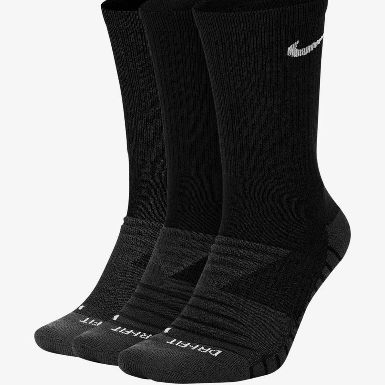 Nike dri-fit plus everyday max cushioned crew socks... - Depop