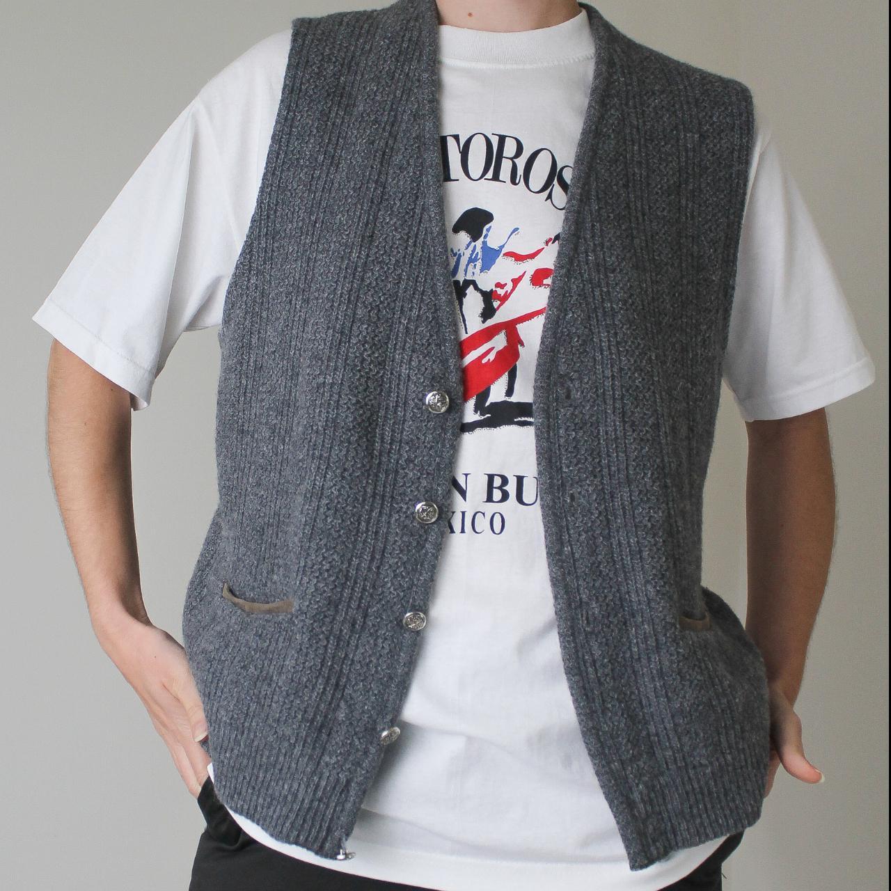 60s Puritan Sportswear Wool Sweater Vest (Size...