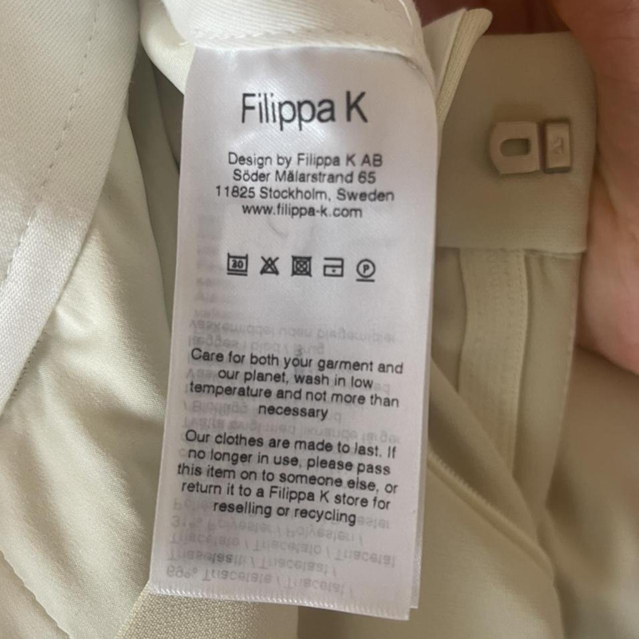 Filippa K Women's Cream and Yellow Trousers (4)
