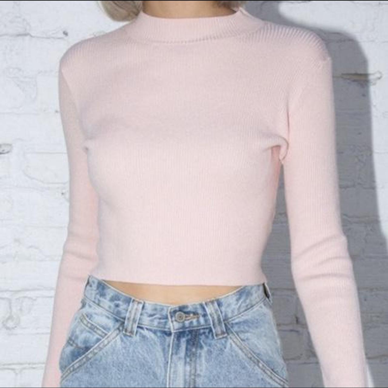 brandy melville pink long sleeve