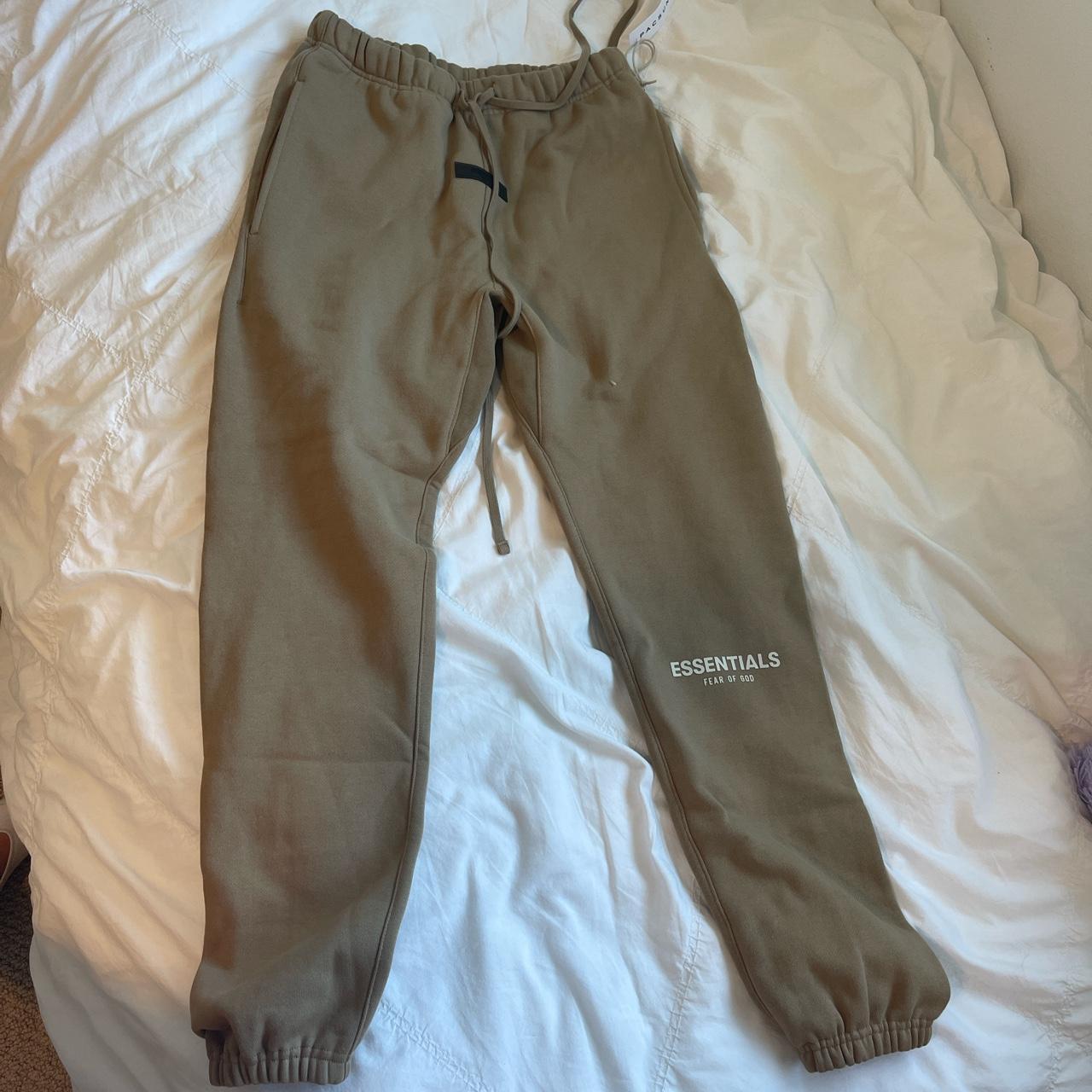 Essentials mens sweatpants size xs. Bought a hoodie... Depop