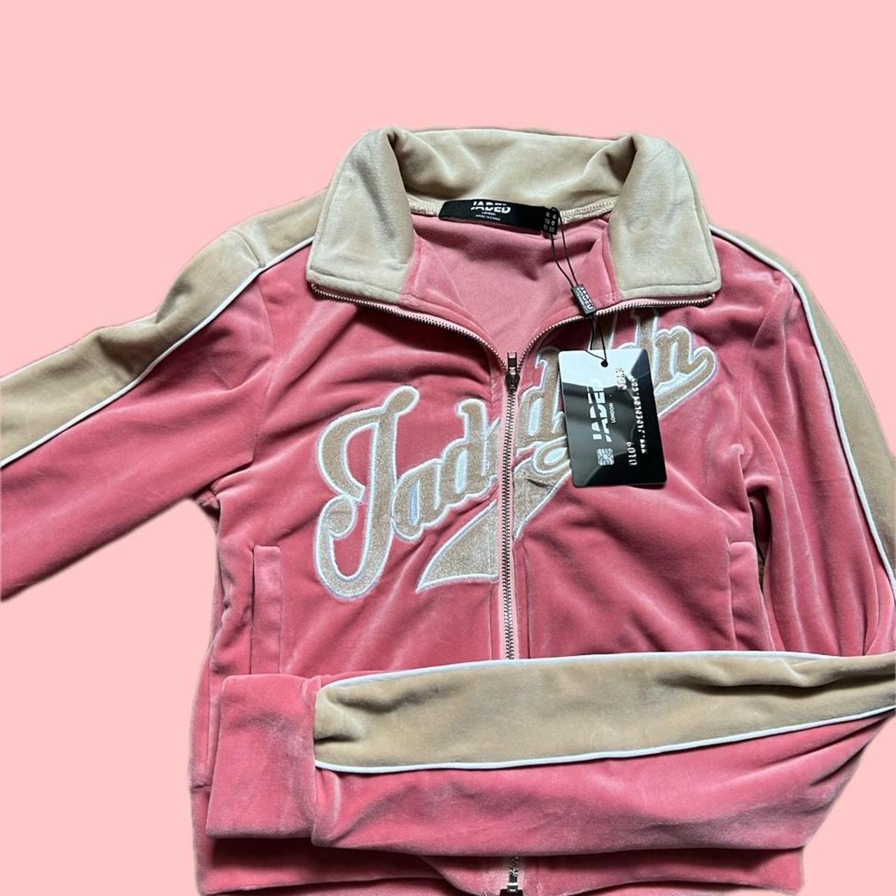Jaded London Women's Pink and Cream Jacket (2)