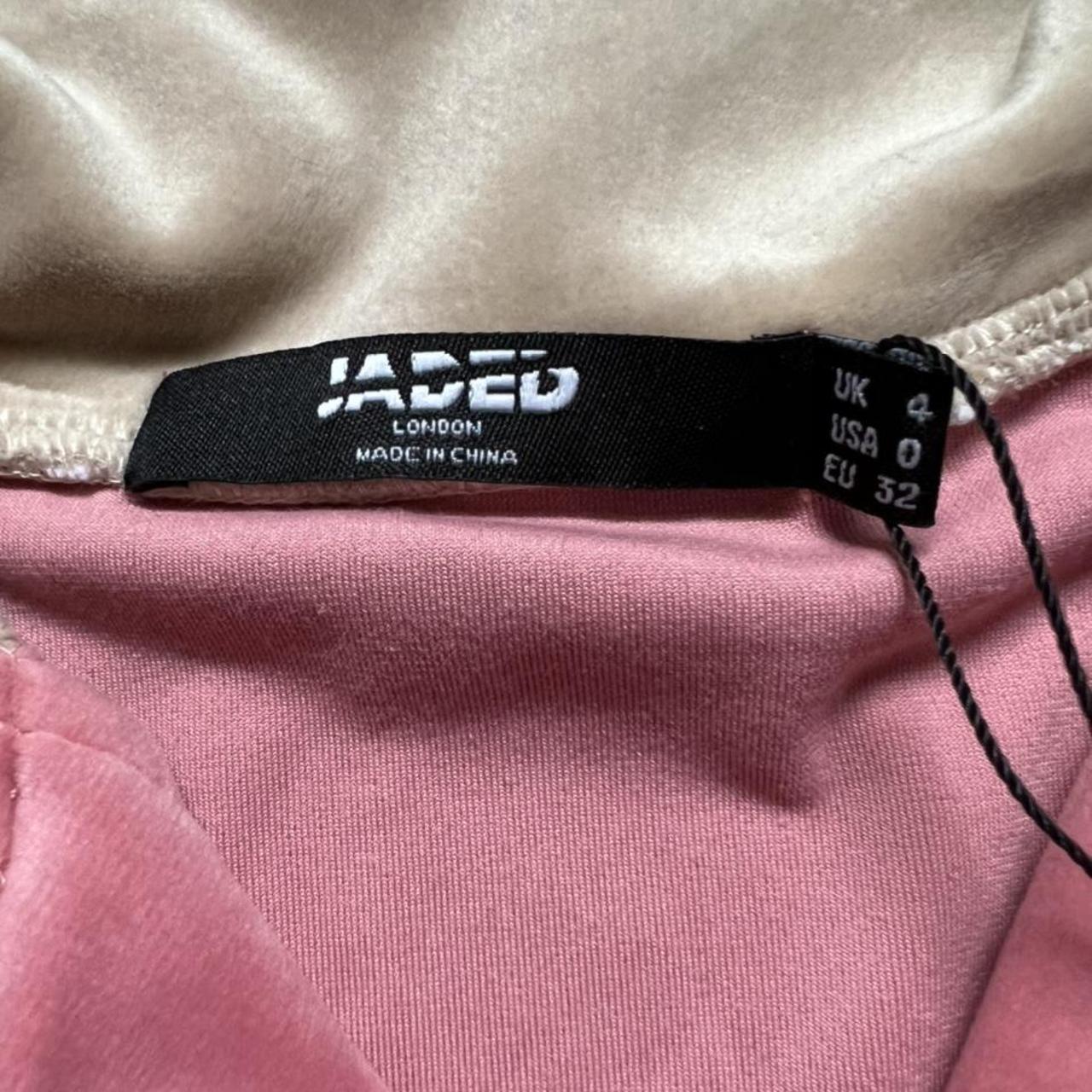 Jaded London Women's Pink and Cream Jacket (3)