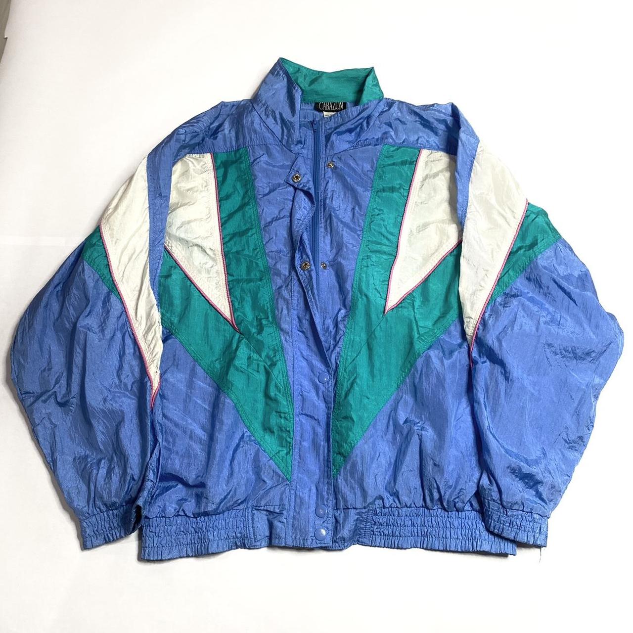 1990s VINTAGE COLORBLOCK WINDBREAKER - [ ]... - Depop