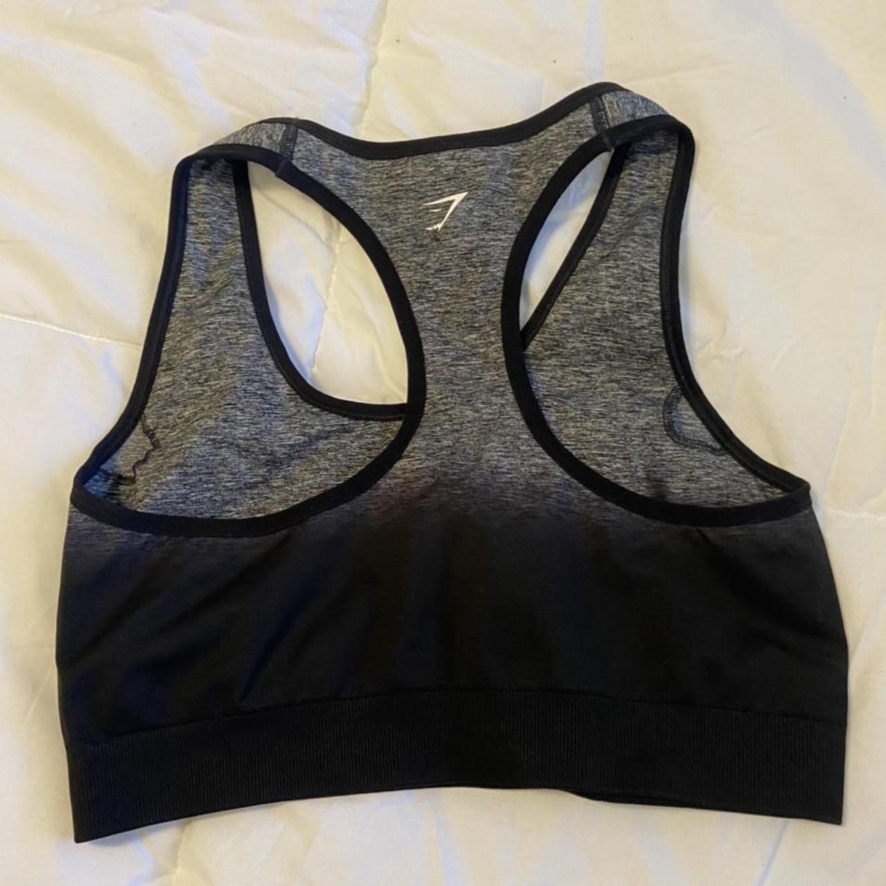 gymshark adapt ombré seamless sports bra. size L,... Depop