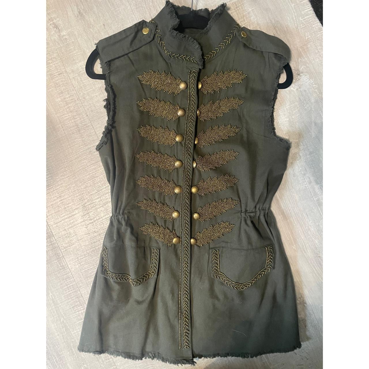 Military shop style waistcoat