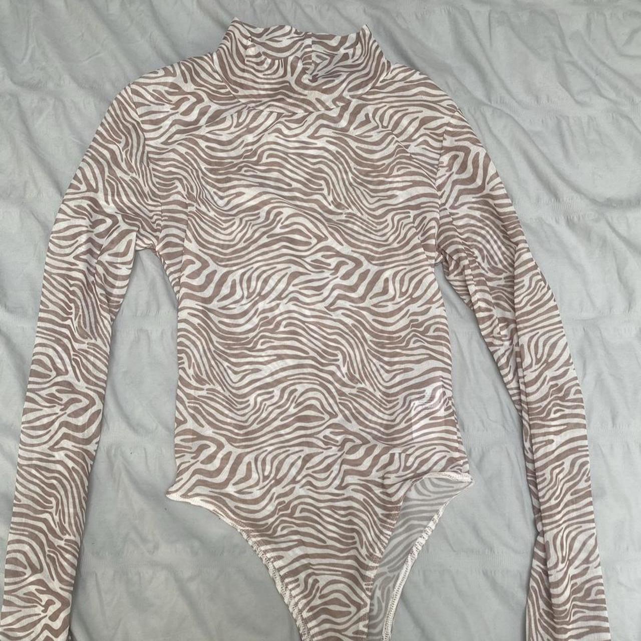 Primark Women's White and Cream Bodysuit | Depop