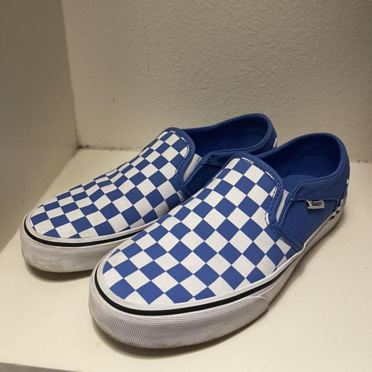checkered vans womens 8