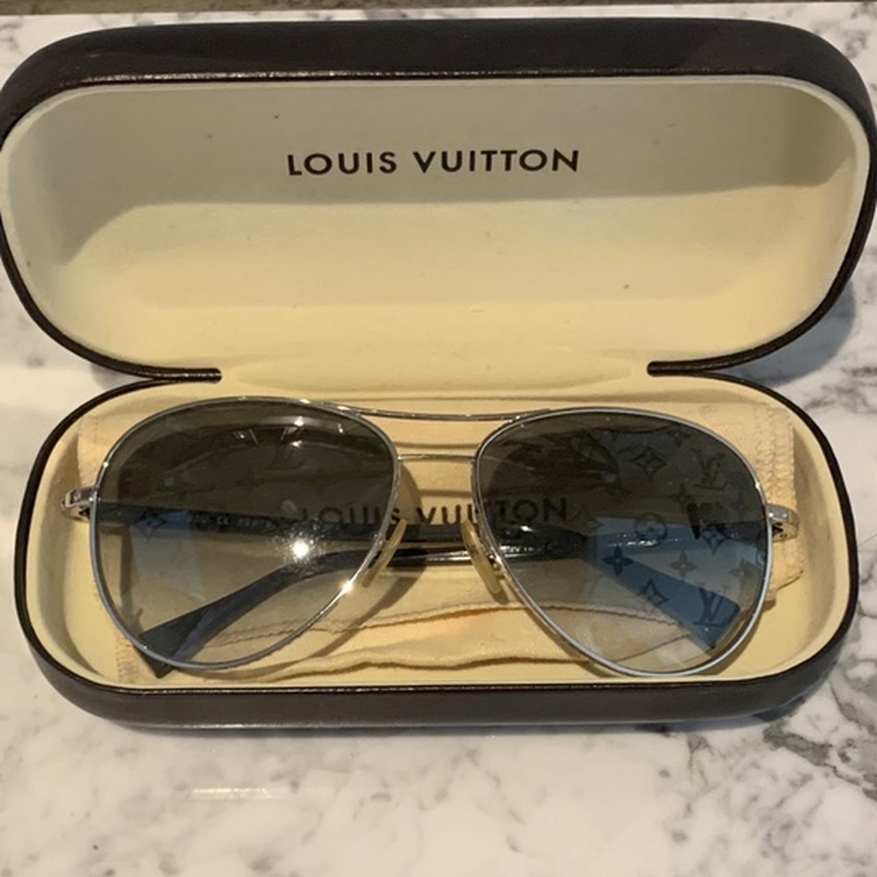 Brand New Louis Vuitton Gold Sunglasses - Perfect - Depop
