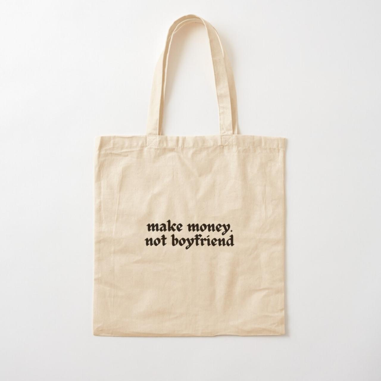 Feminist Slogan Tote Bag Cotton Canvas Bag Gothic - Depop