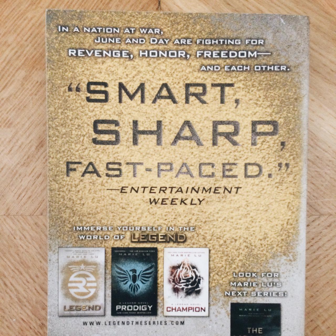 Legend by Marie Lu. First Book in the Legend..., image size:1280x1280