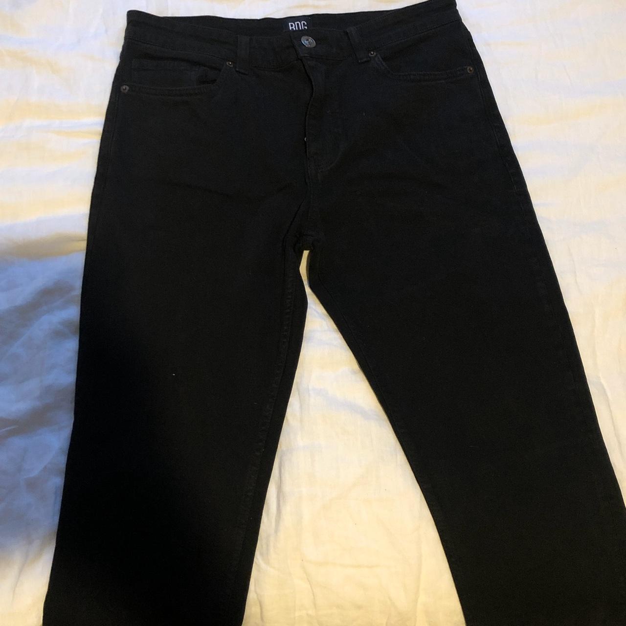 Urban Outfitters black jeans 34W 32L Bought the... - Depop