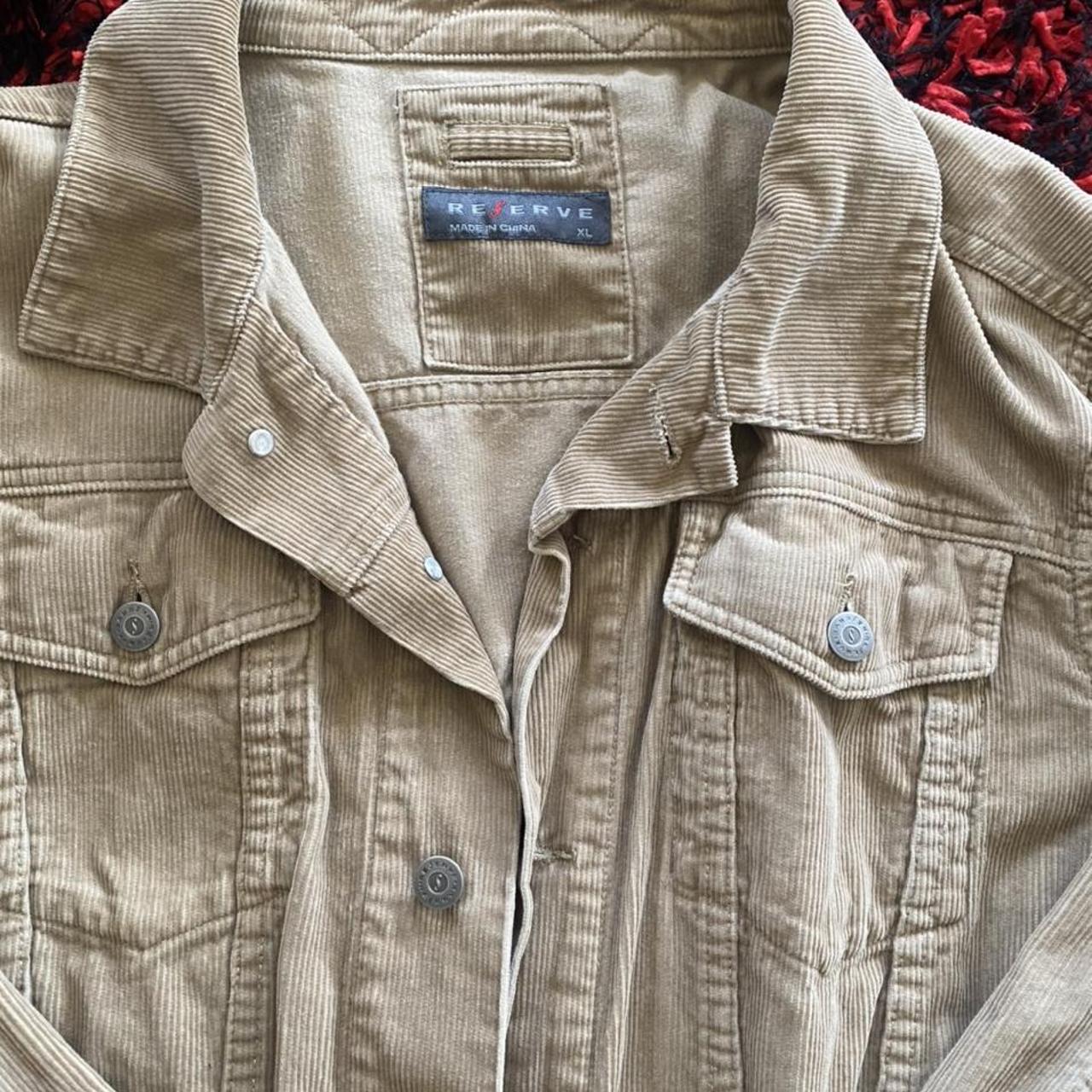 Cool beige corduroy jacket Great condition Tagged... - Depop