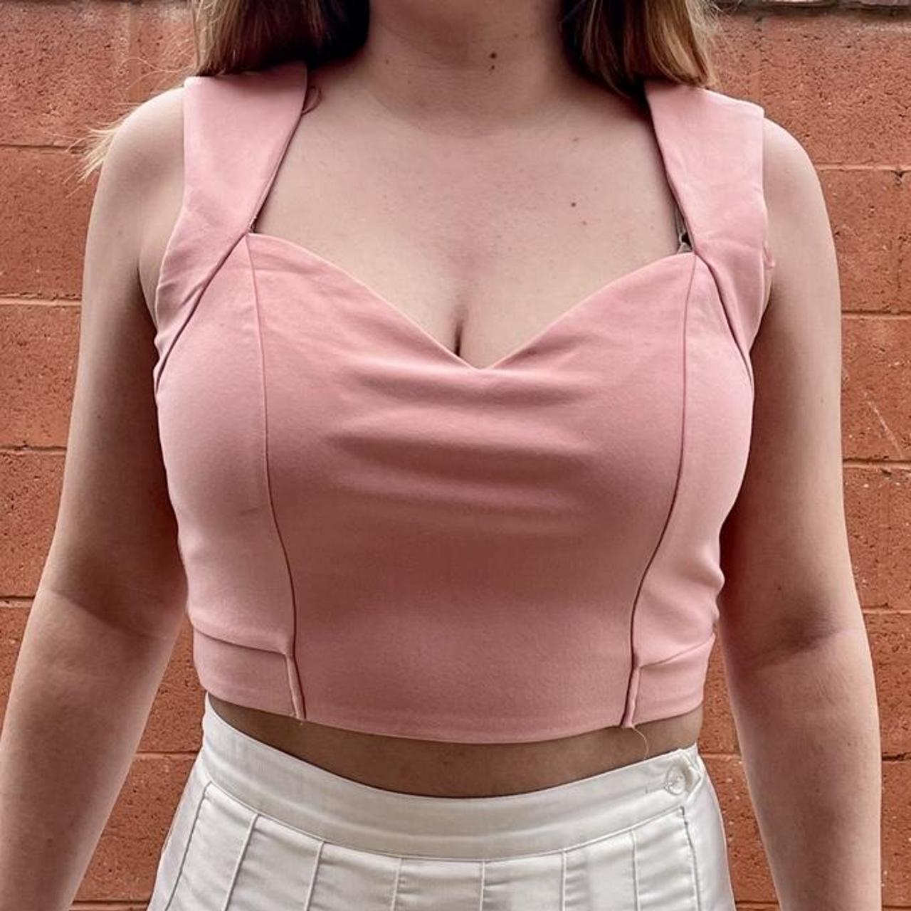 Product Image 1 - Pink, peach crop top 

Brand: