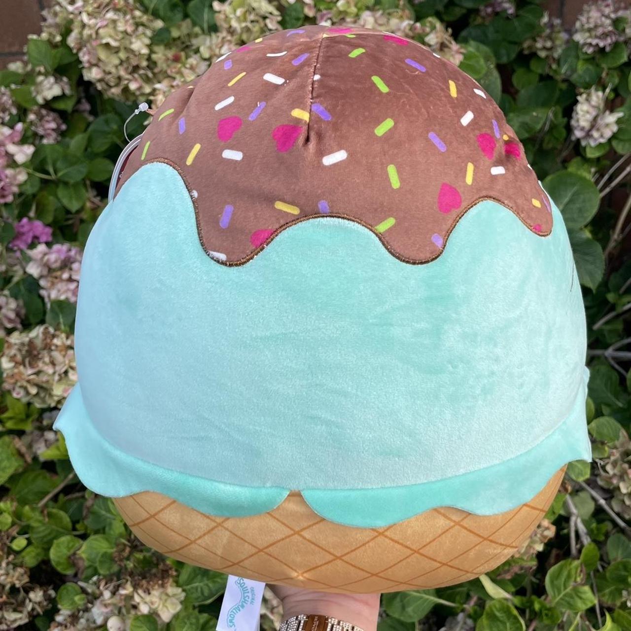 12” Squishmallow Maya the Ice Cream Cone, says “you... Depop